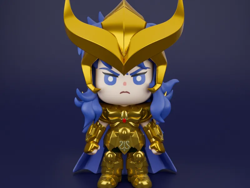 Chibit 111 : Gold Saint Scorpio Milo (SaintSeiya)