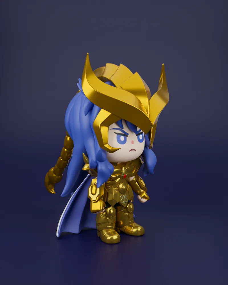 Chibit 111 : Gold Saint Scorpio Milo (SaintSeiya), photo 4 of 4 - Chibit 111 : Gold Saint Scorpio Milo (SaintSeiya) Car & Vehicle