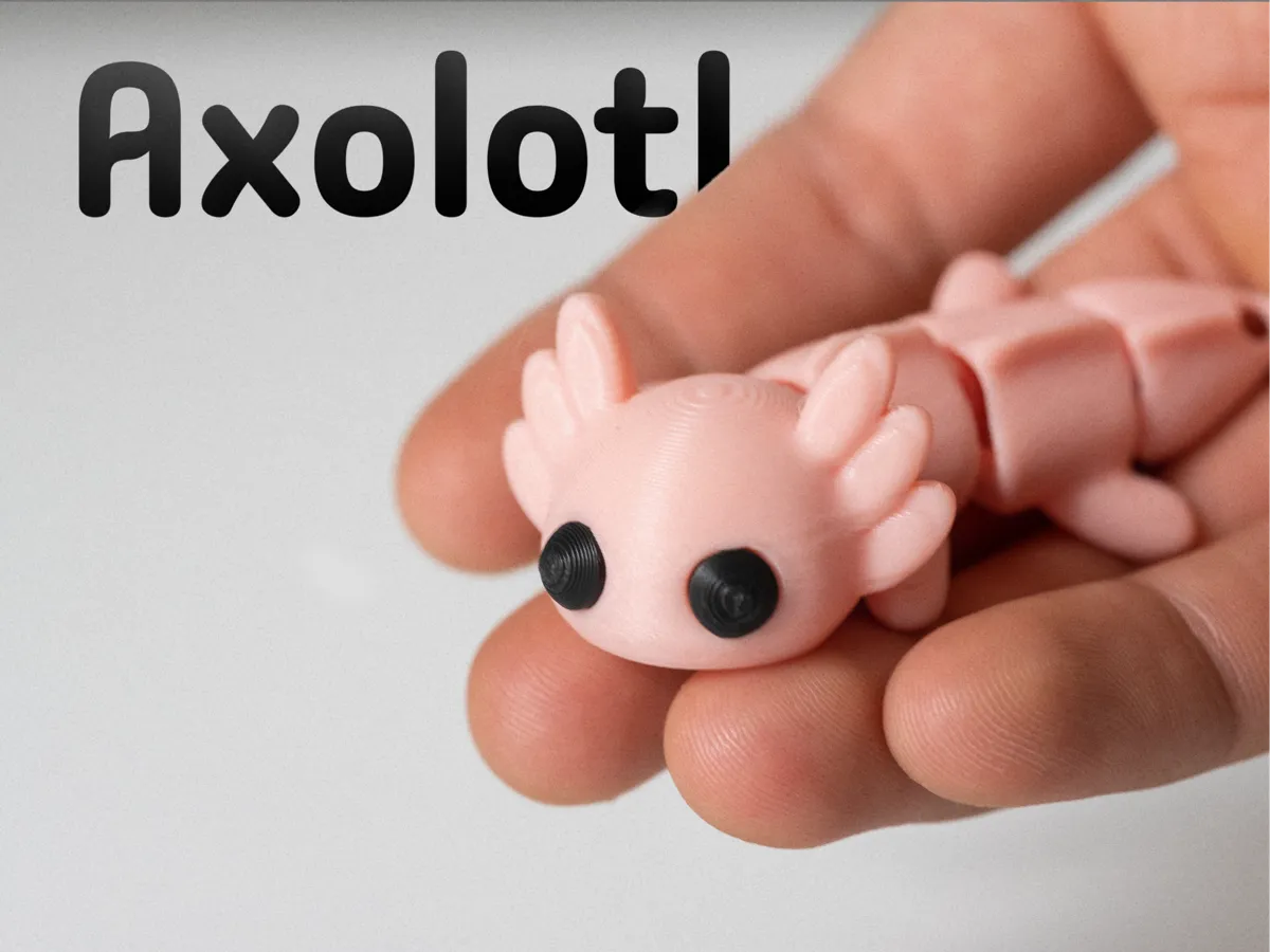 Axolotl, Articulated & Keychain