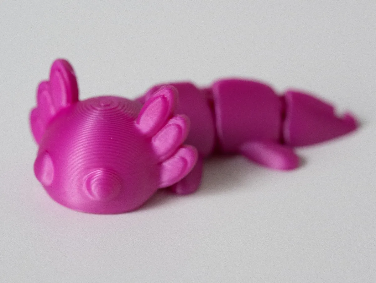 Axolotl, Articulated & Keychain, photo 3 of 4 - Axolotl, Articulated & Keychain Keychains