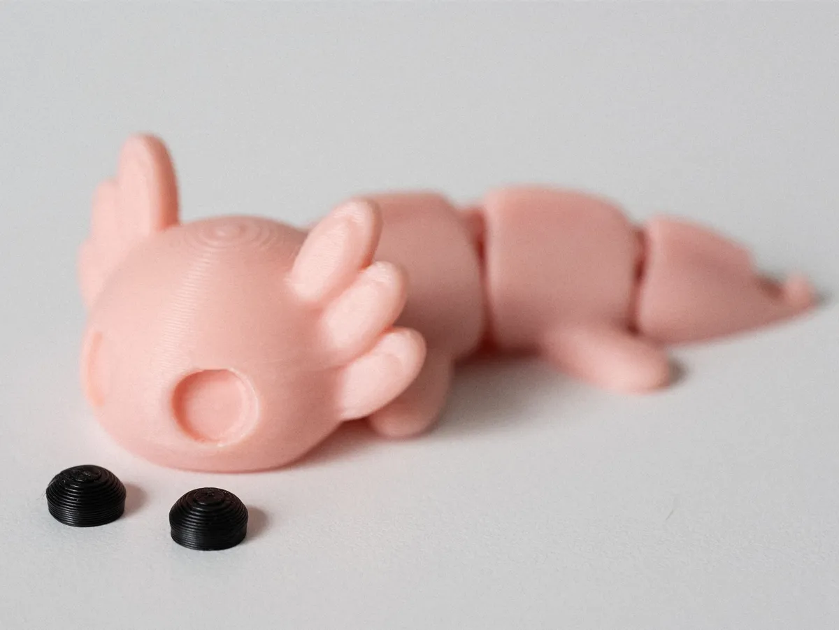 Axolotl, Articulated & Keychain, photo 4 of 4 - Axolotl, Articulated & Keychain Keychains