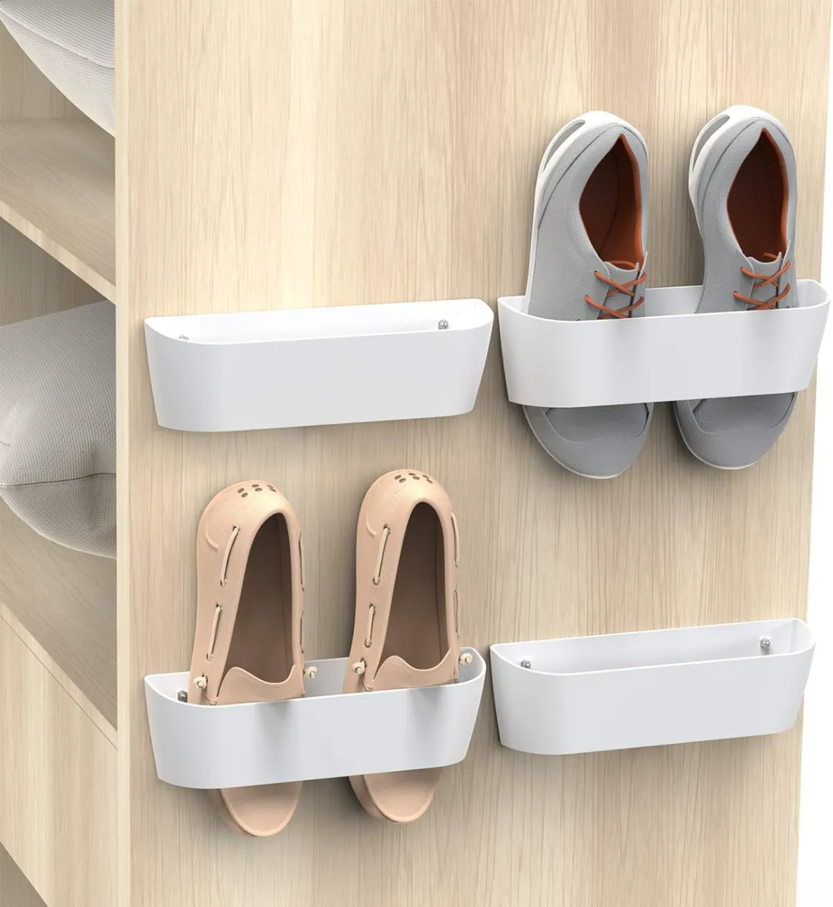 Shoe Rack Holder / Organizer Wall Mounted