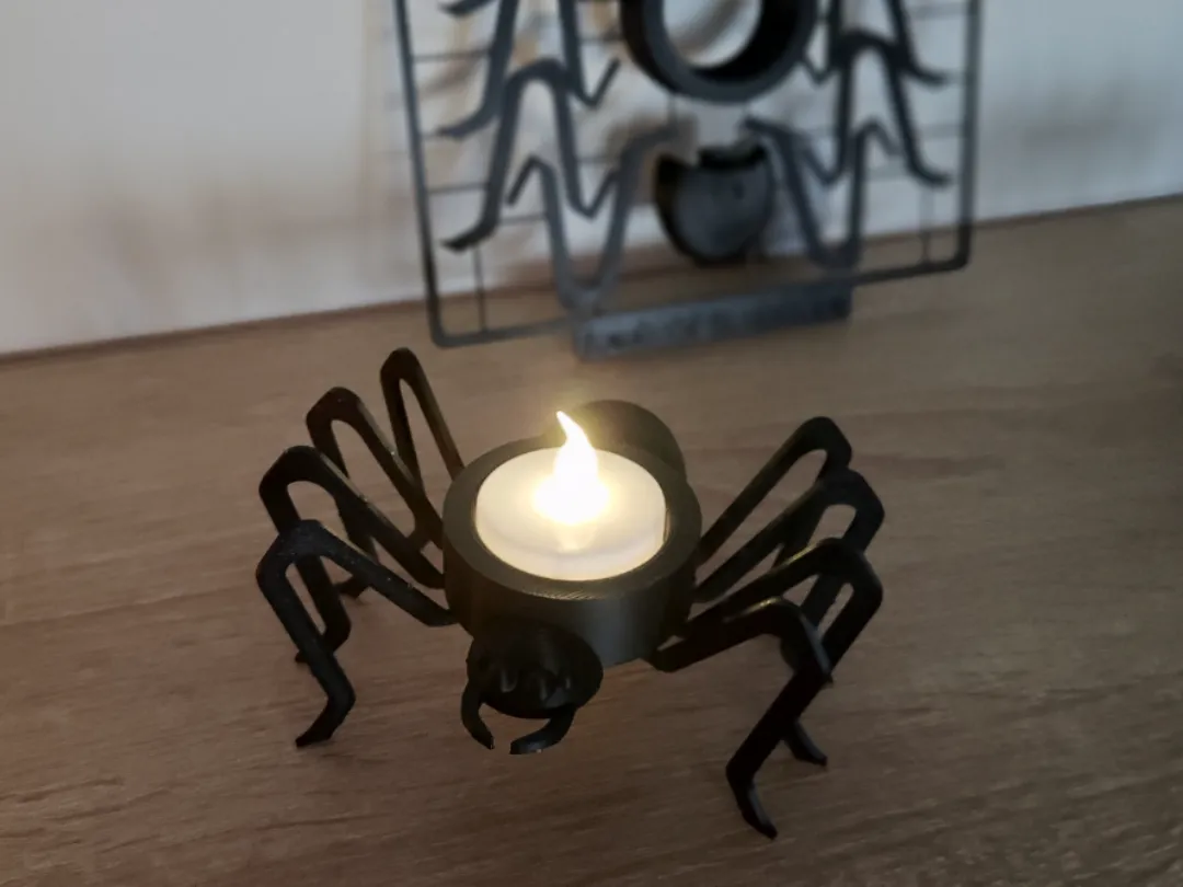 Spider candlestick Kit Card