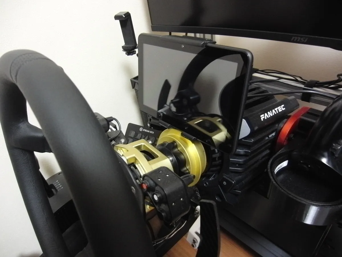Kindle fire7 tablet Mount for Fanatec Dashboard, photo 3 of 4 - Kindle fire7 tablet Mount for Fanatec Dashboard Mobile & Device Accessories