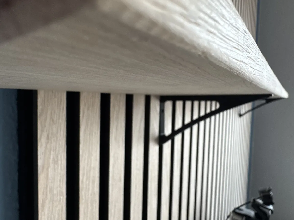 Minimal Shelf Bracket for Acoustic Panels, photo 3 of 4 - Minimal Shelf Bracket for Acoustic Panels Storage & Organisation