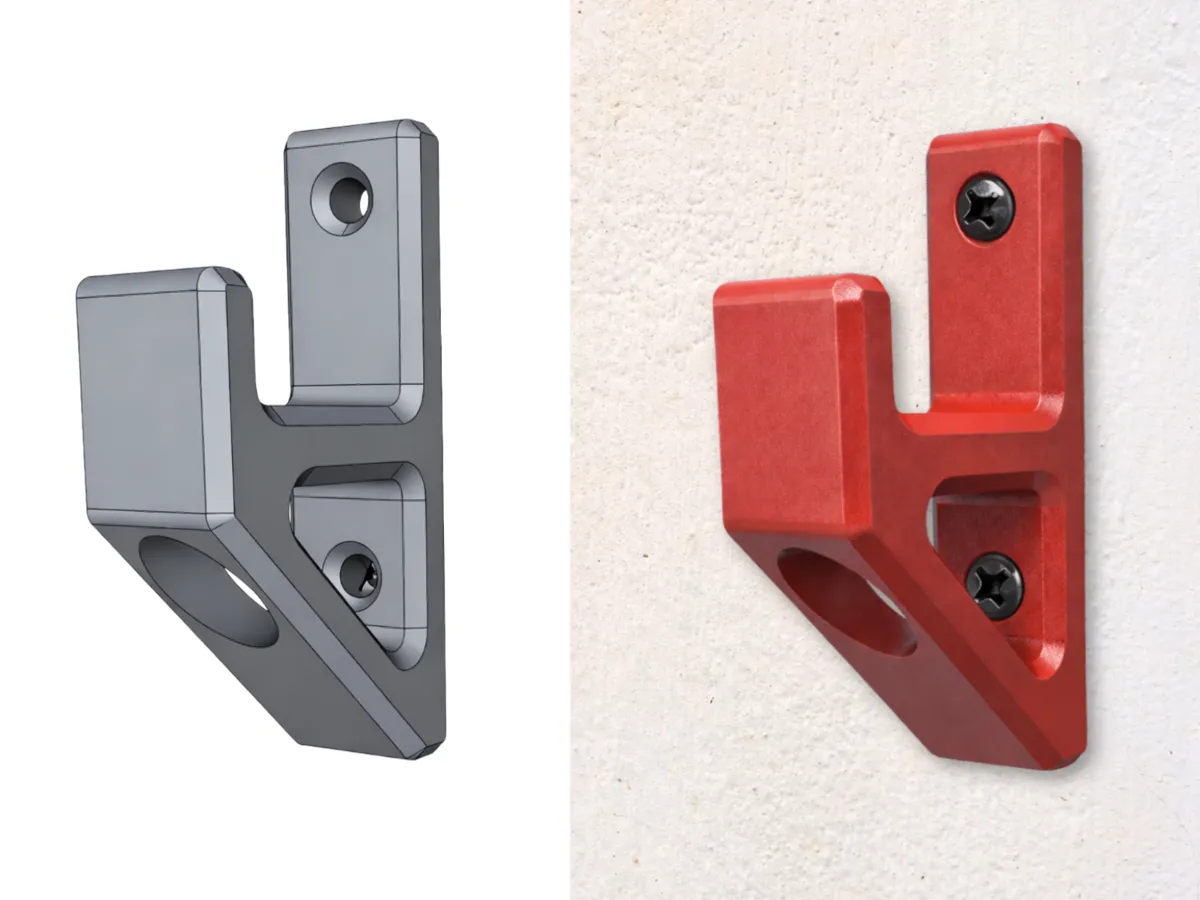 Heavy Duty Wall Hook, Drywall Screw Version