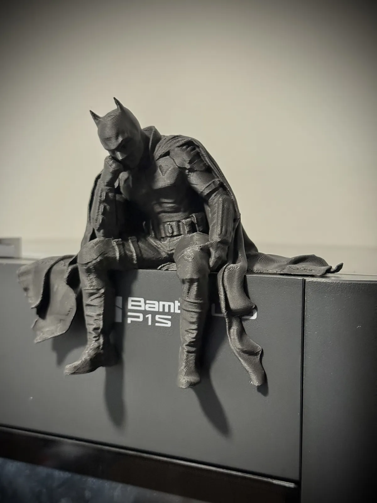Sad Batman sitting on a Ledge Figurine!, photo 3 of 4 - Sad Batman sitting on a Ledge Figurine! Storage & Organisation
