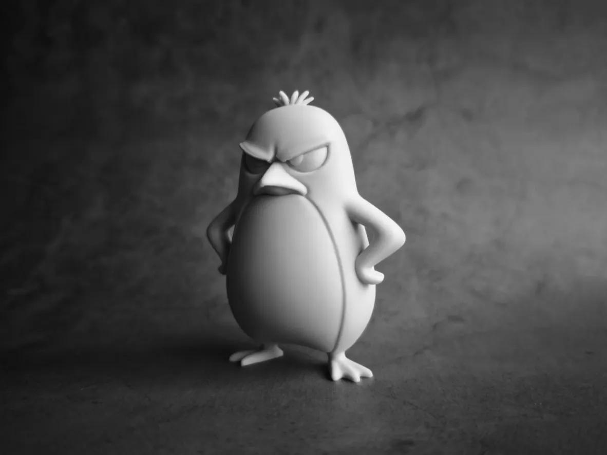 Angry Penguin - Desk Decoration Toy