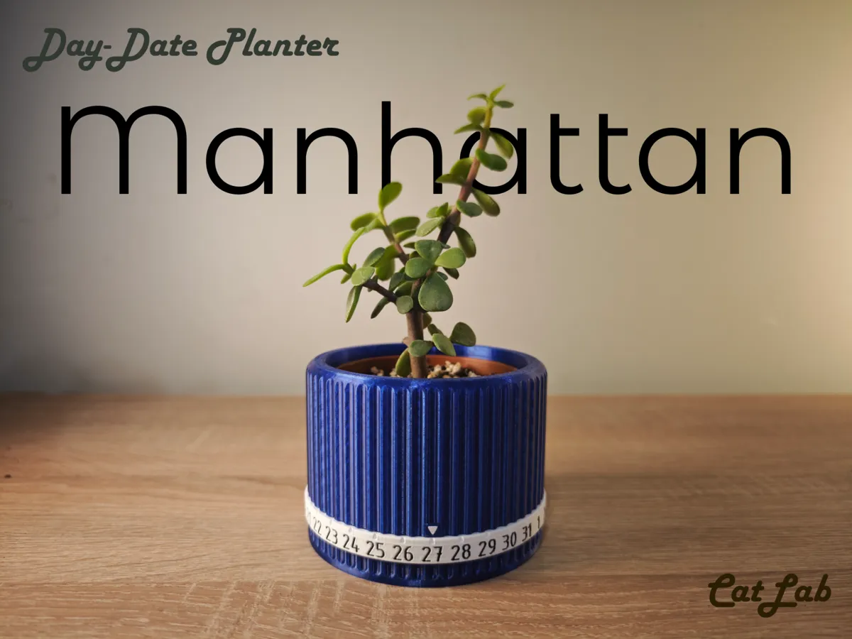 Day-Date Watering Tracker Planter - Decor, in stock in India
