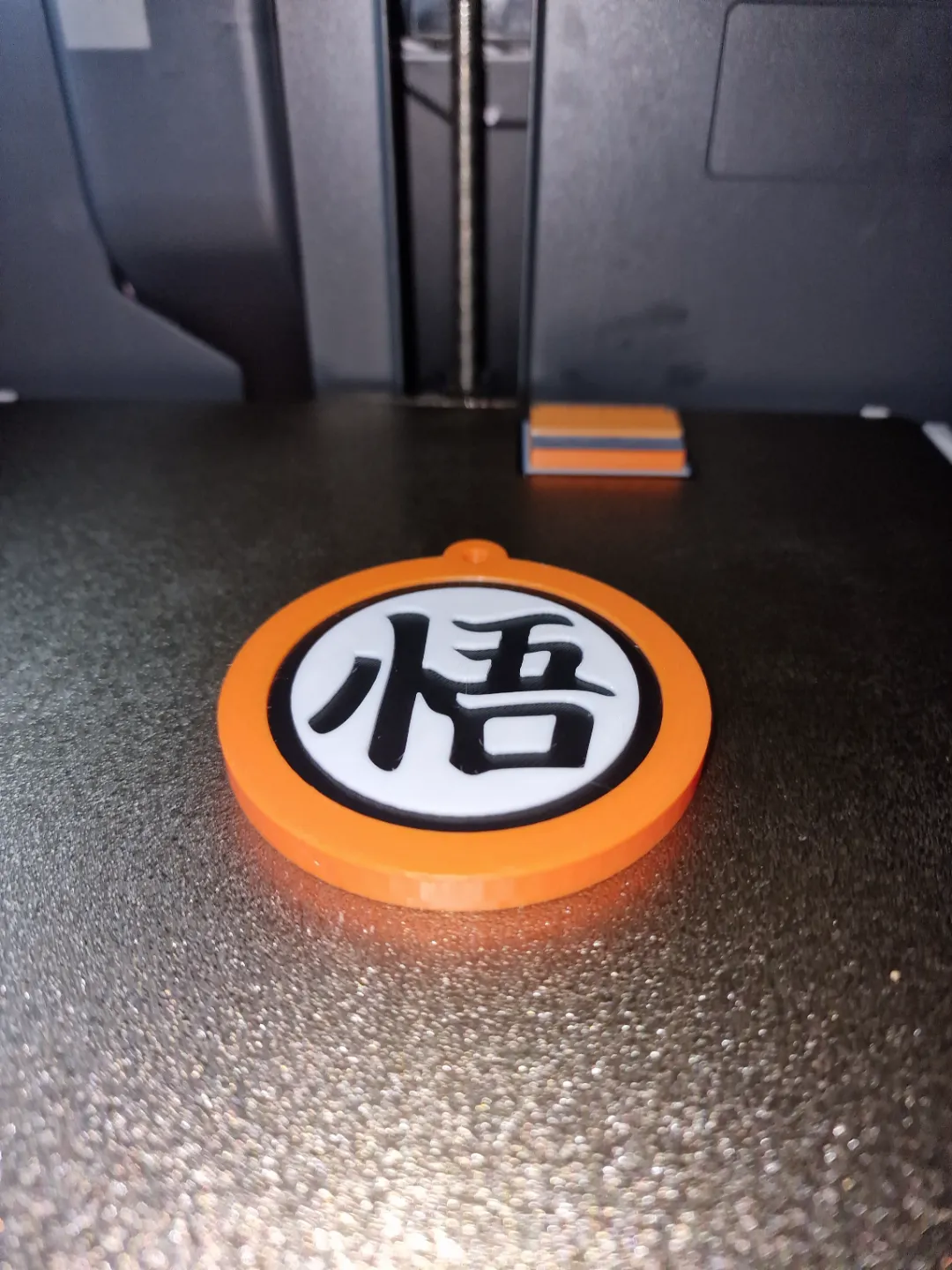 Goku colored keychain