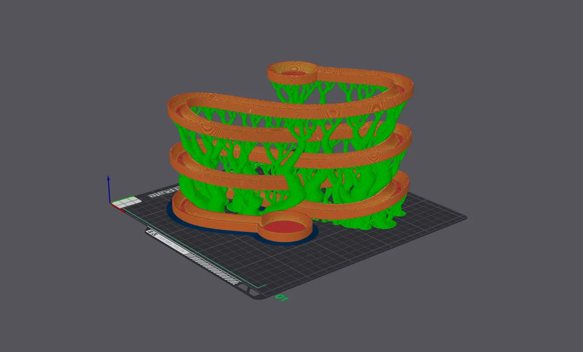 Scaleable Tree Support Marble Run - Figure 8 Style, photo 2 of 4 - Marble Runs & Ball Tracks, sculpture