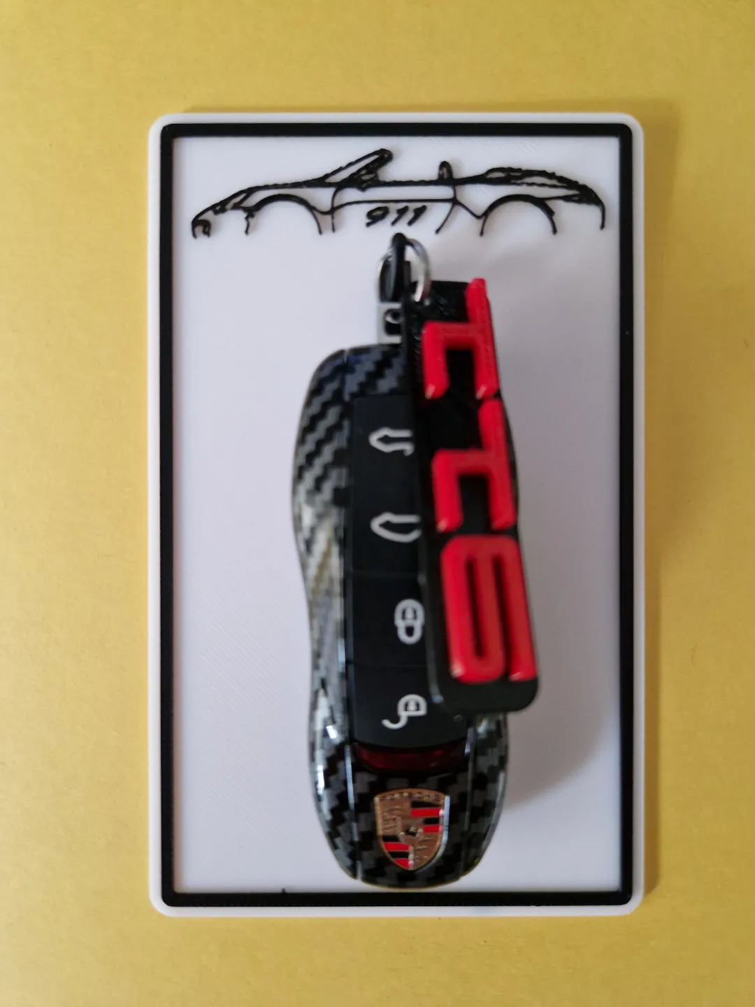 Porsche 911 (991) Key Hanger, photo 2 of 2 - Porsche 911 (991) Key Hanger Storage & Organisation