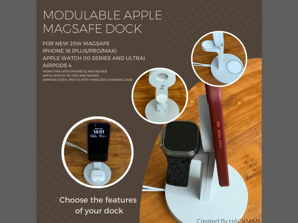 Modular Apple MagSafe Charging Dock - Electronics, in stock in India