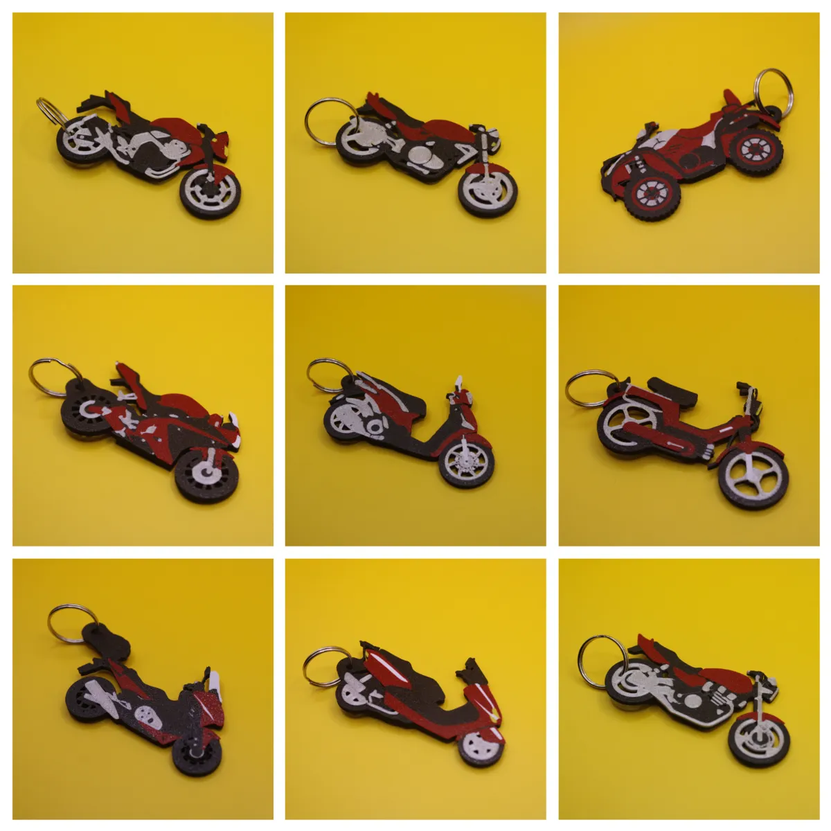 Motorcycle, scooter, moped, motorbike keychain 50+, photo 2 of 4 - Motorcycle, scooter, moped, motorbike keychain 50+ Art
