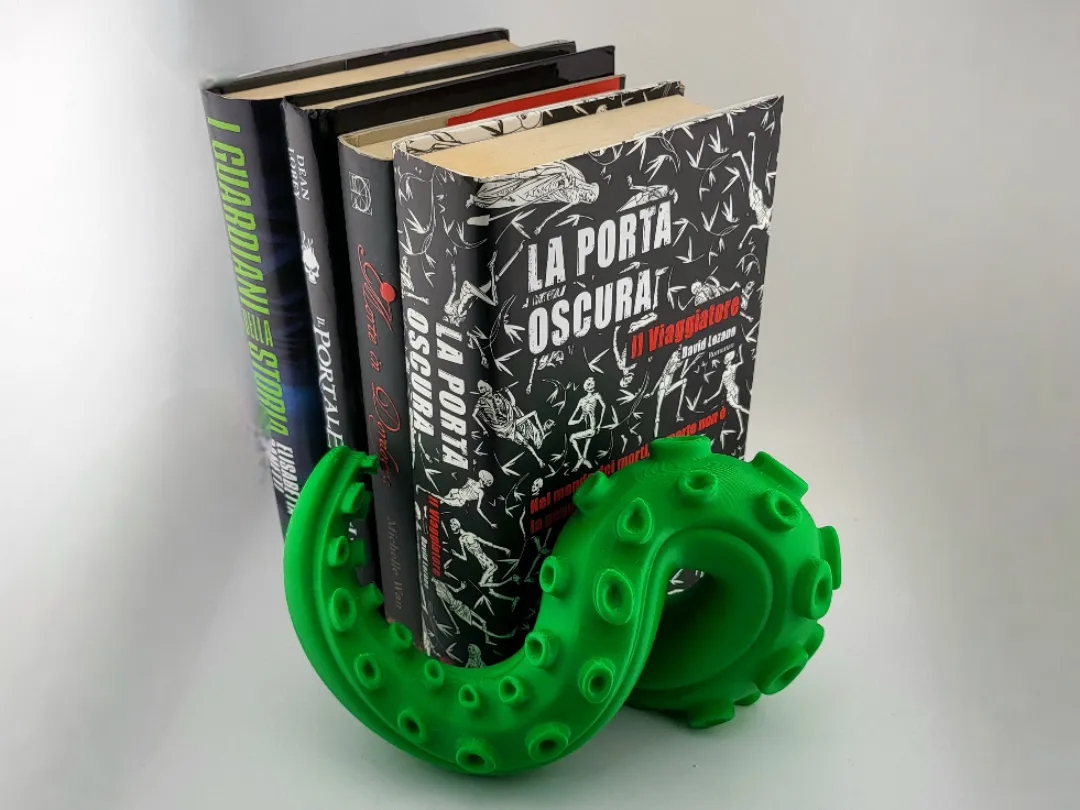 Tentacle space book end