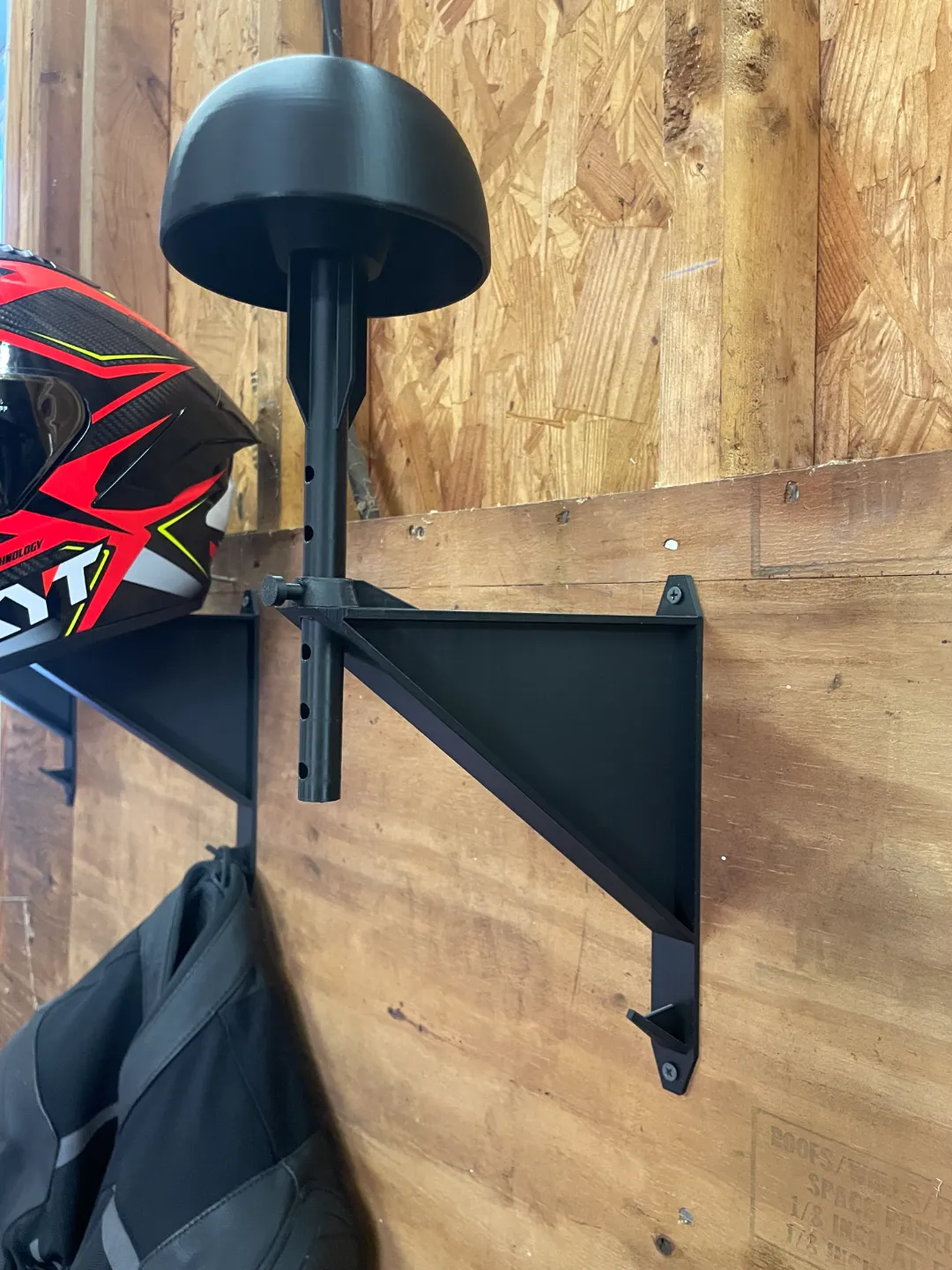 Motorcycle Helmet & Jacket Wall Mount/Display, photo 4 of 4 - Motorcycle Helmet & Jacket Wall Mount/Display Car & Vehicle