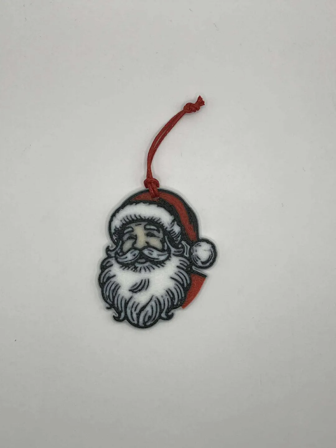Santa Claus Keychain and Ornament, photo 2 of 3 - Santa Claus Keychain and Ornament Generative Art