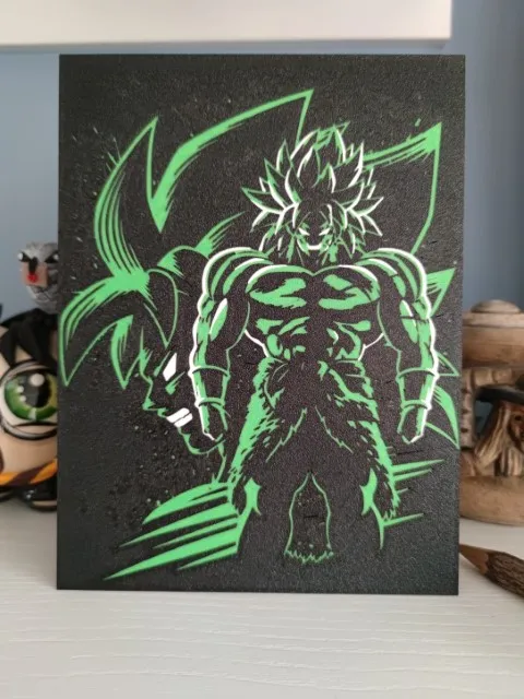Canvas Broly Super Saiyajin, photo 4 of 4 - Canvas Broly Super Saiyajin Generative Art