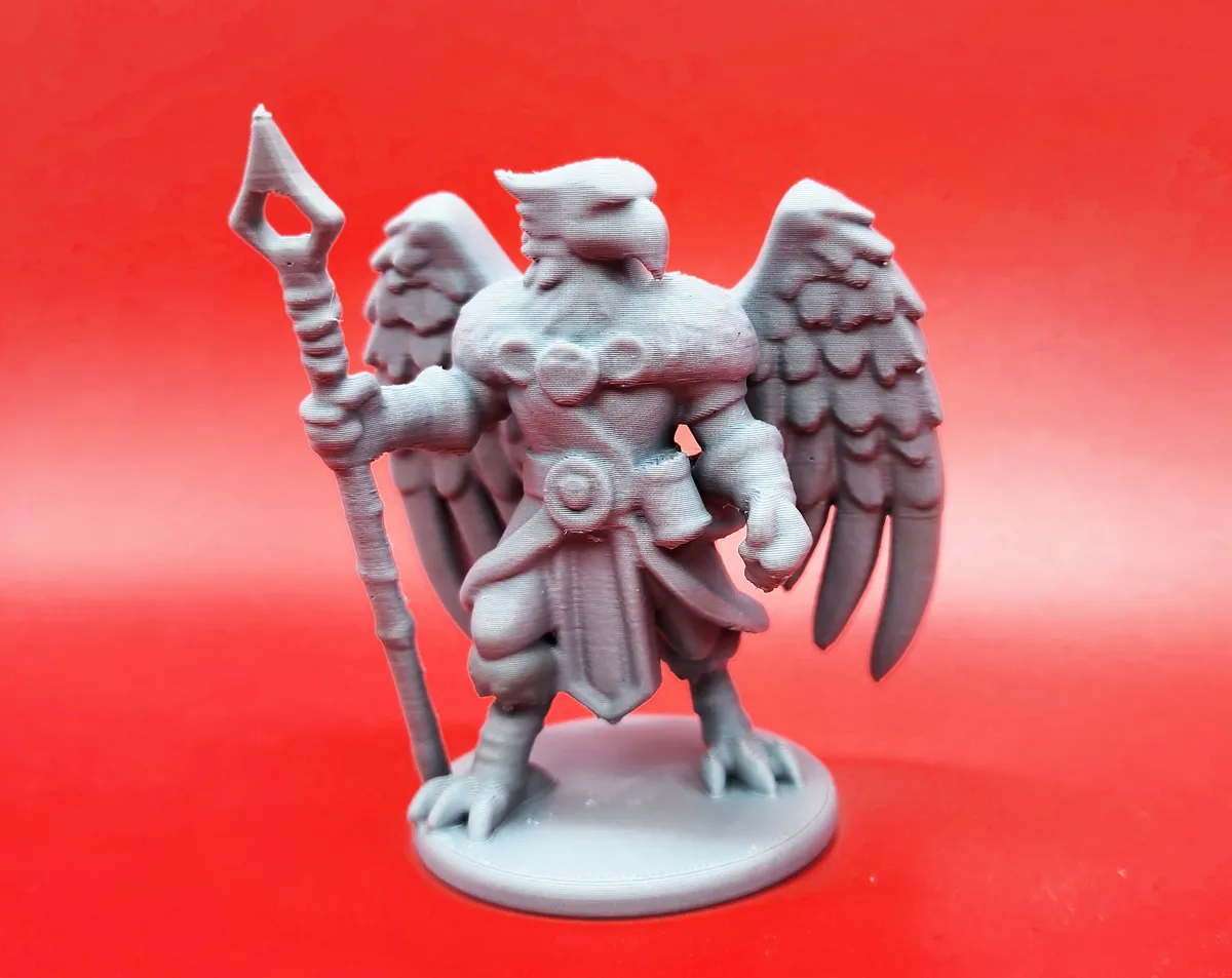 Aarakocra Warrior Miniature, photo 4 of 4 - Aarakocra Warrior Miniature Figurines & Collectibles