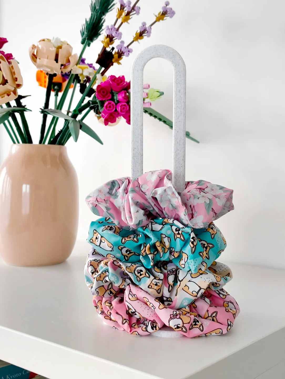 Scrunchie Holder / Stand - Hair tie holder, photo 4 of 4 - Scrunchie Holder / Stand - Hair tie holder Storage & Organisation