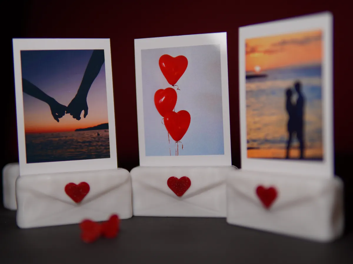 Mini Envelope Photo Holder, Romantic Gift