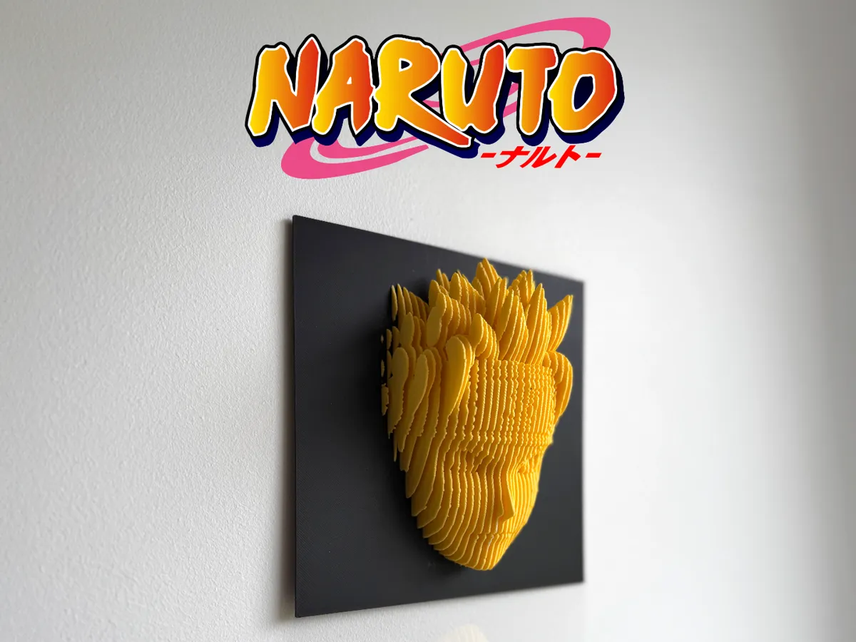 Naruto Wall Art Layered Sculpture