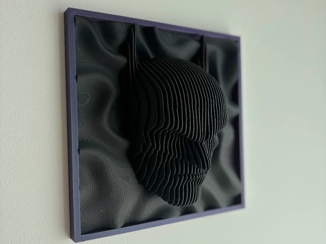 Batman Design Layered Sculpture wall art
