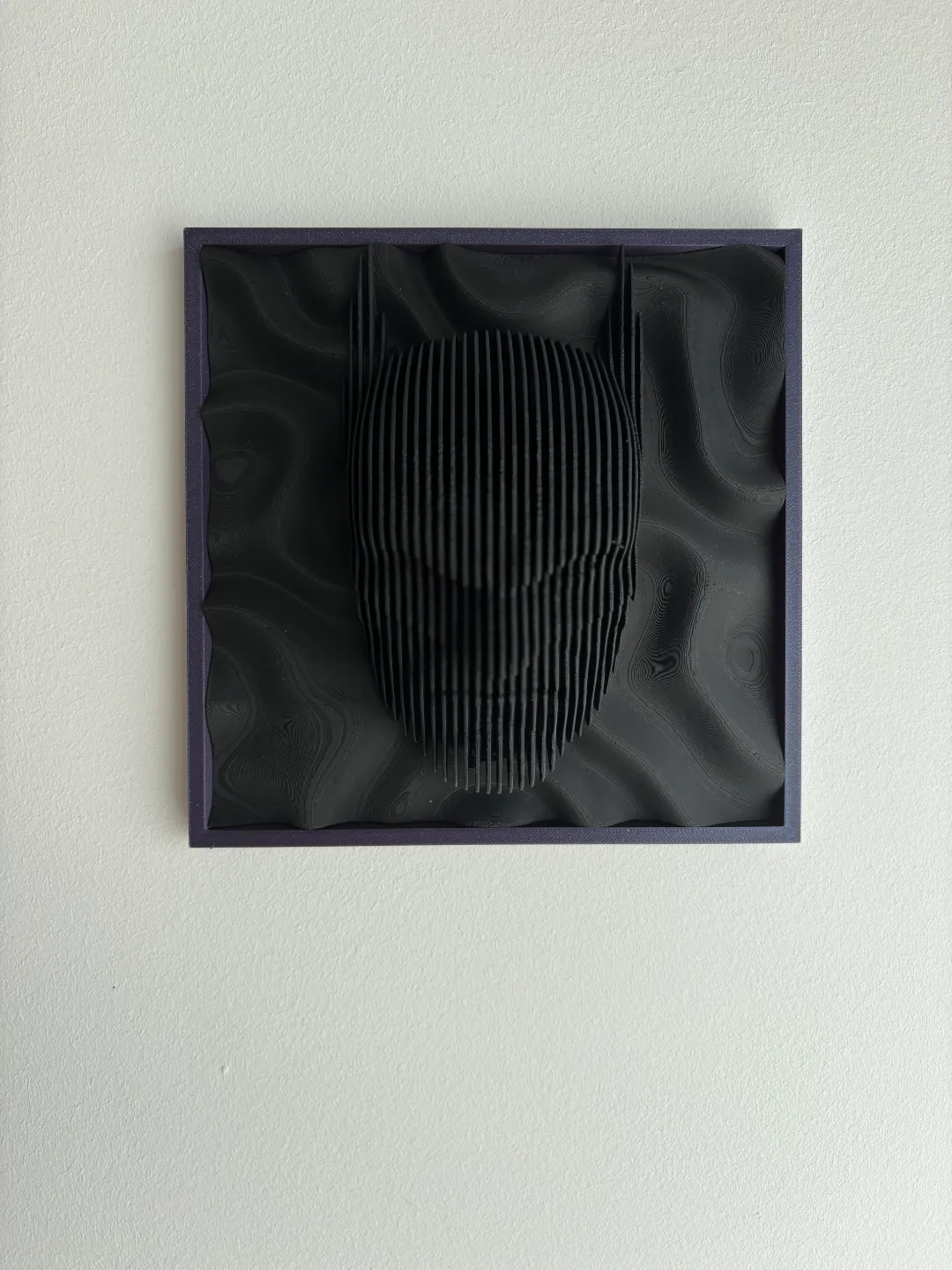 Batman Design Layered Sculpture wall art, photo 4 of 4 - Batman Design Layered Sculpture wall art Home Decor Items