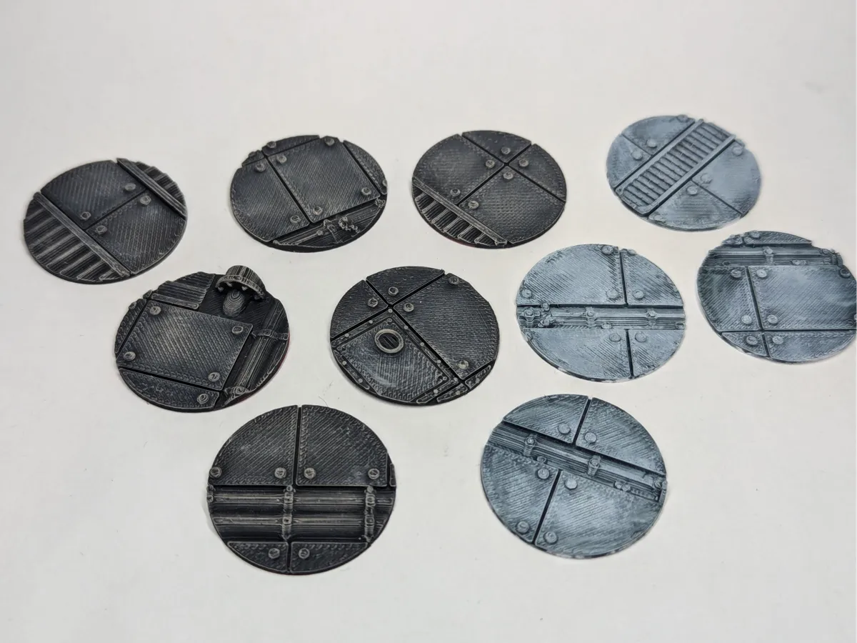 Industrial Base Toppers Grimdark | 25, 28, 32mm