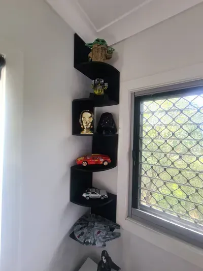 Modular Corner Shelf, Expandable and Easy to Hang, photo 3 of 4 - Modular Corner Shelf, Expandable and Easy to Hang Storage & Organisation