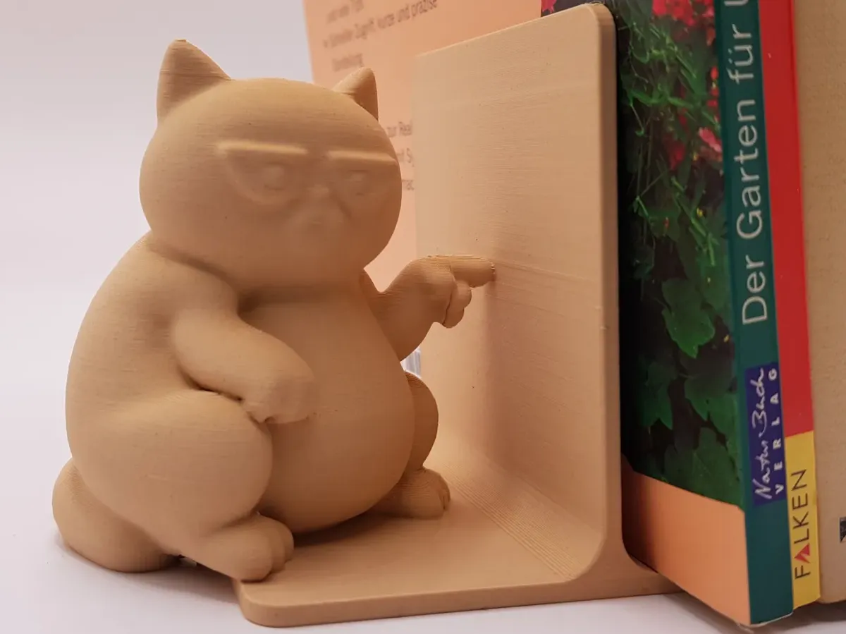 Coole Katze Buchstütze Cool Cat Bookend | 酷猫书挡