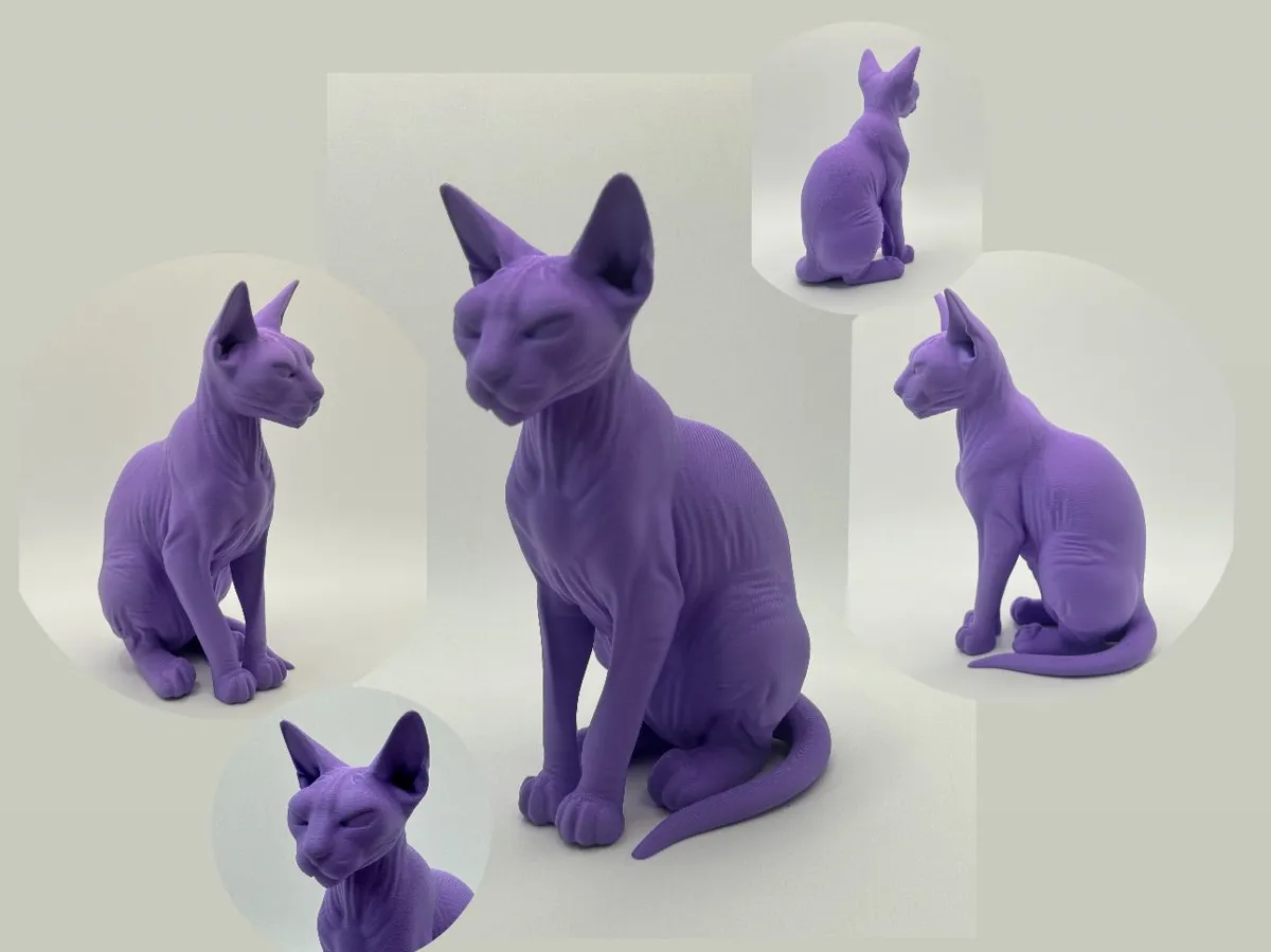 Sphynx Cat Bust / Sculpture