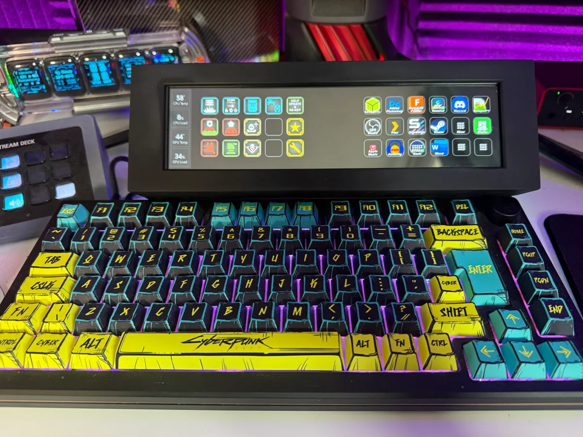 Stream Deck Pro Plus, touch screen, ultrawide, RGB
