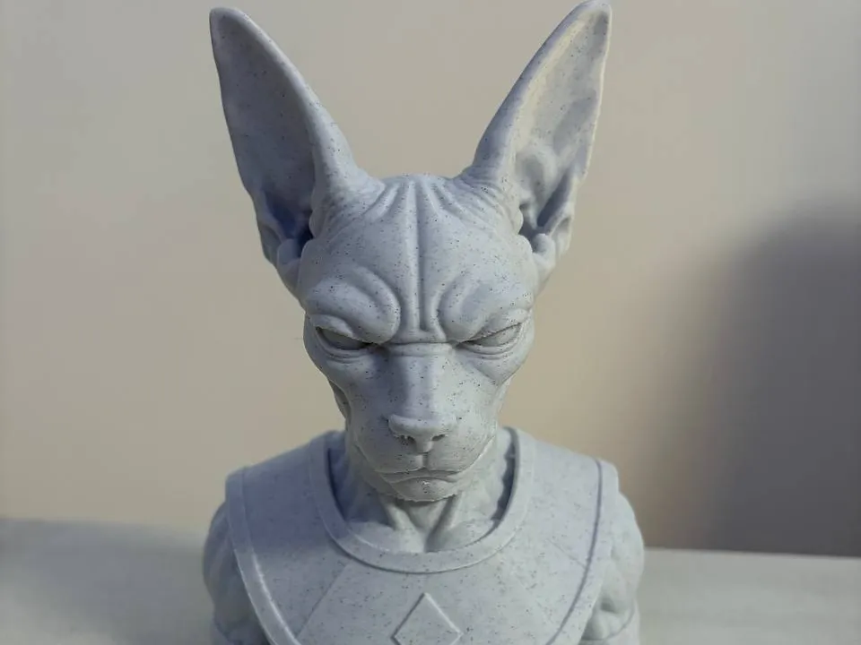 Beerus, Busto 3D Dragon Ball Fan Art