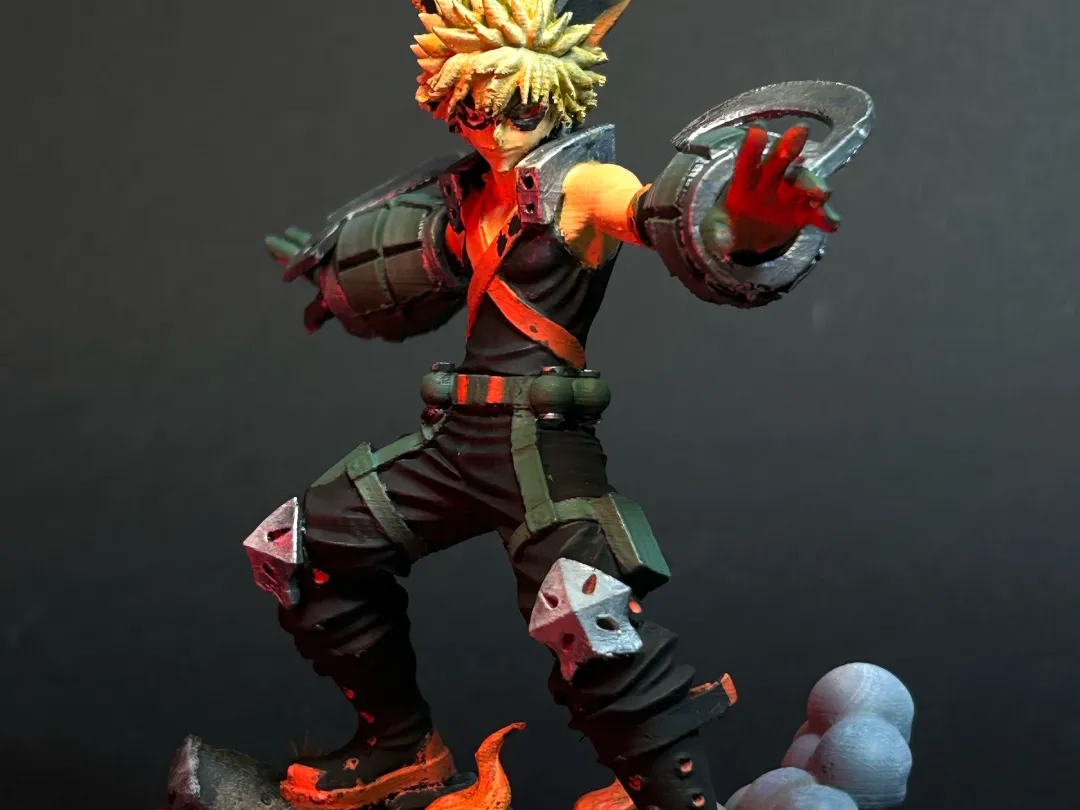 Action Figure 3D di My Hero Academia