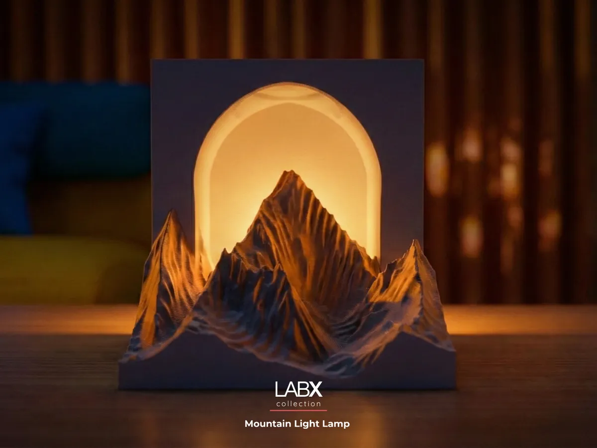 Mountain Light Lamp