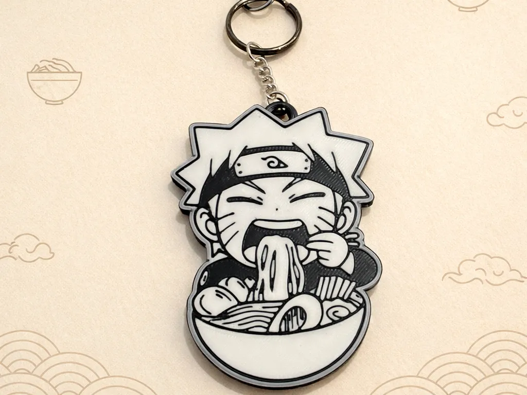 adorable ramen Naruto keychain