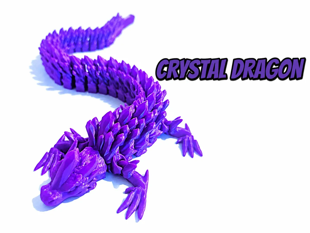 Articulated crystal dragon