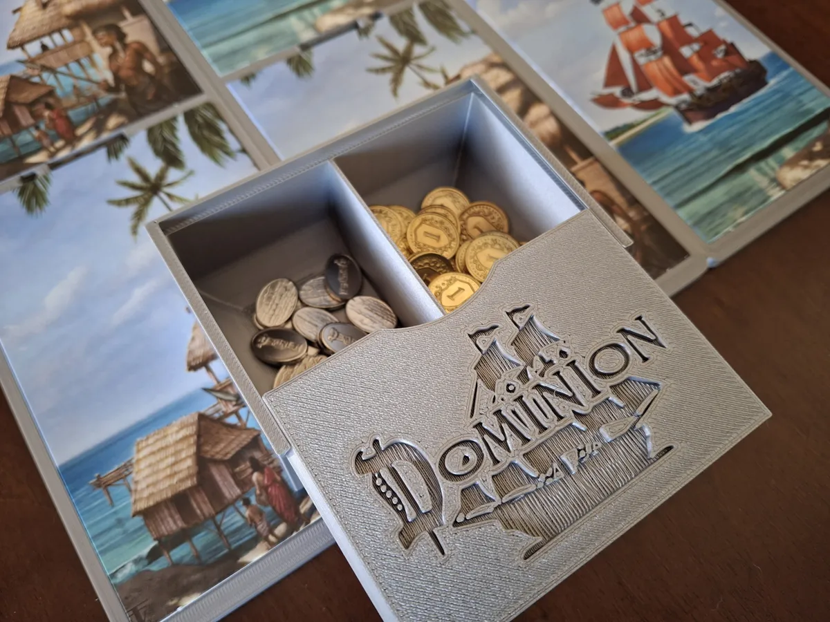 Dominion Seaside 1st ed, Token Trays & Mat Holder, photo 3 of 4 - Dominion Seaside 1st ed, Token Trays & Mat Holder Toys & Games