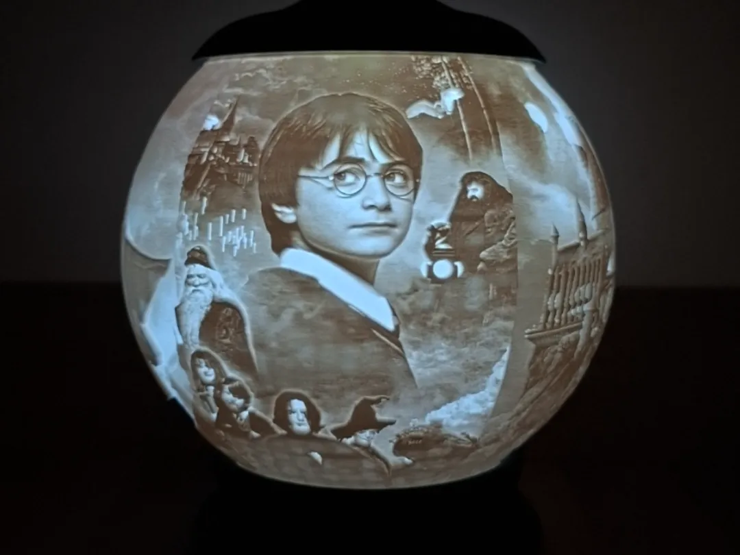 Globe lithophanie - harry potter