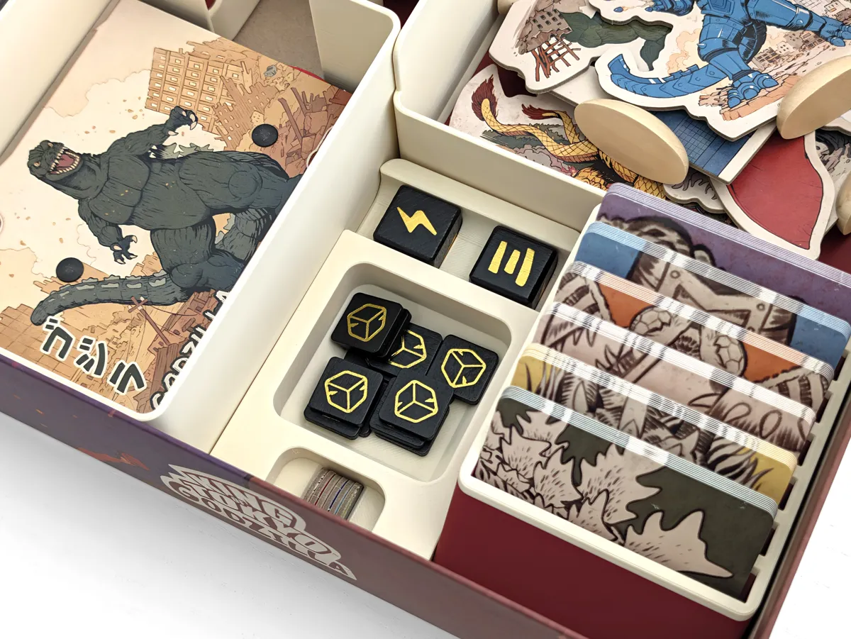 King of Tokyo: Godzilla - Organizer Insert, photo 4 of 4 - King of Tokyo: Godzilla - Organizer Insert Figurines & Collectibles