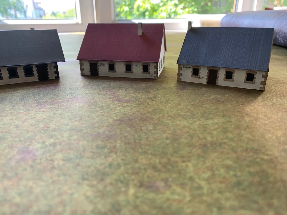 Stackable Village Flames of war terrain, photo 3 of 4 - Buildings & Ruins, flamesofwar