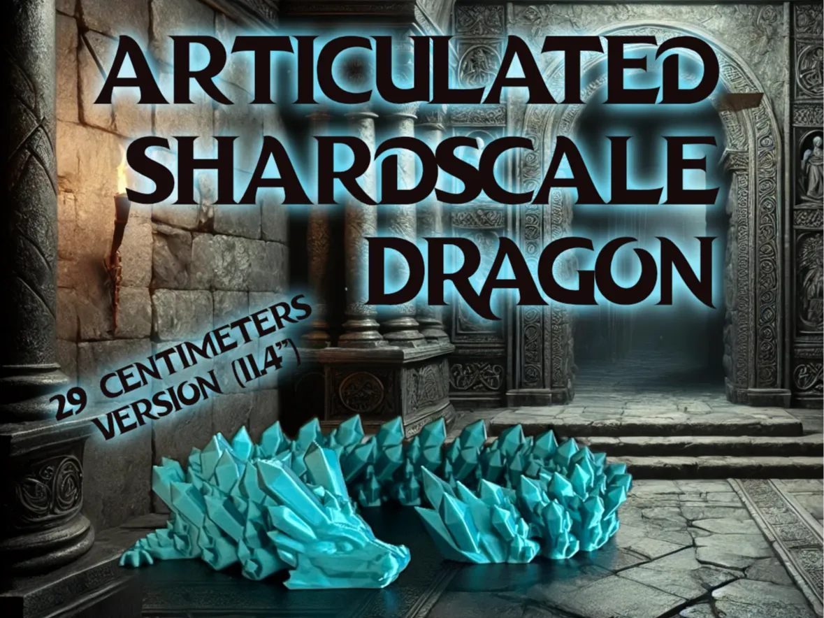 Articulated Shardscale Dragon (29cm)
