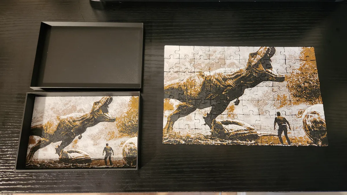 Jurassic World Puzzle w/ box, photo 2 of 4 - Jurassic World Puzzle w/ box Toys, Games & Hobbies