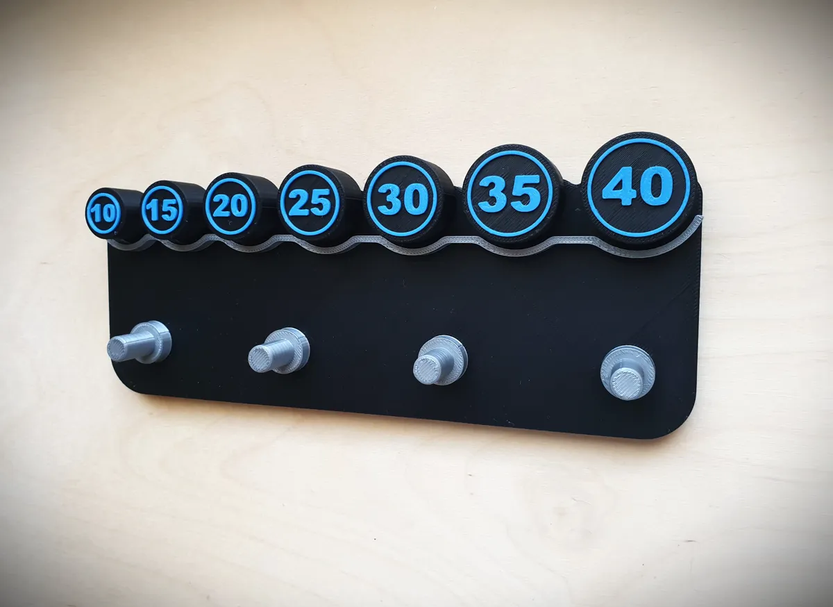 Gym Key Holder, photo 4 of 4 - Gym Key Holder Storage & Organisation