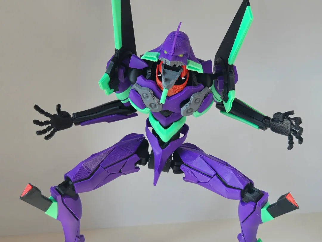 articulated Evangelion Unit-01 prototype