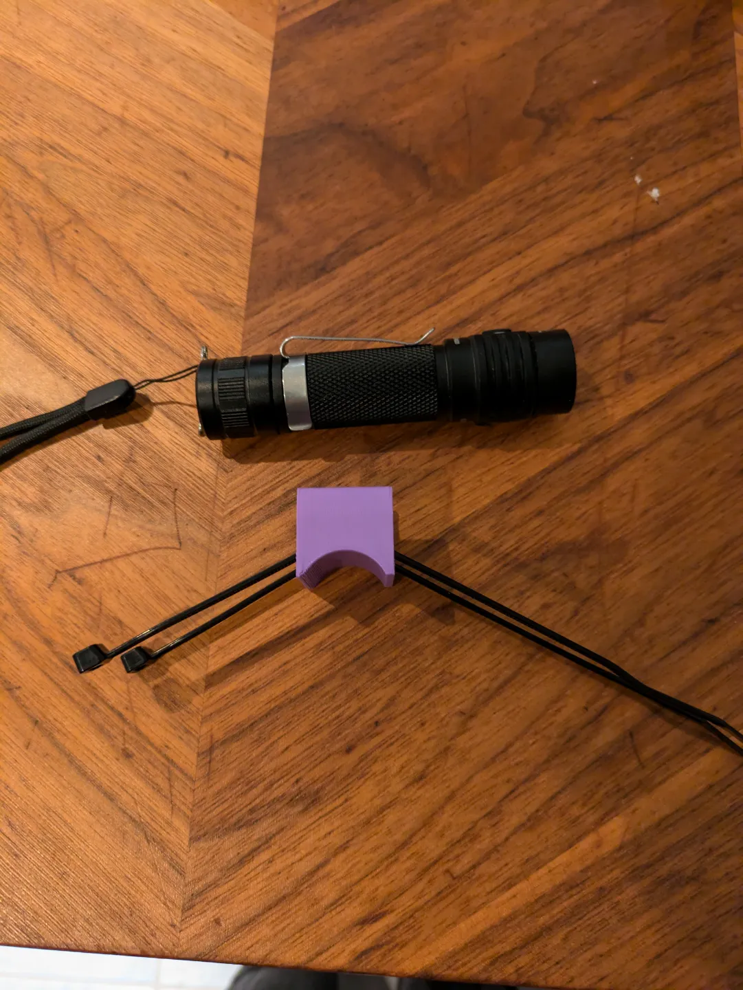 Bicycle flashlight mount (Wurkkos WK03), photo 3 of 4 - Bicycle flashlight mount (Wurkkos WK03) Cycling