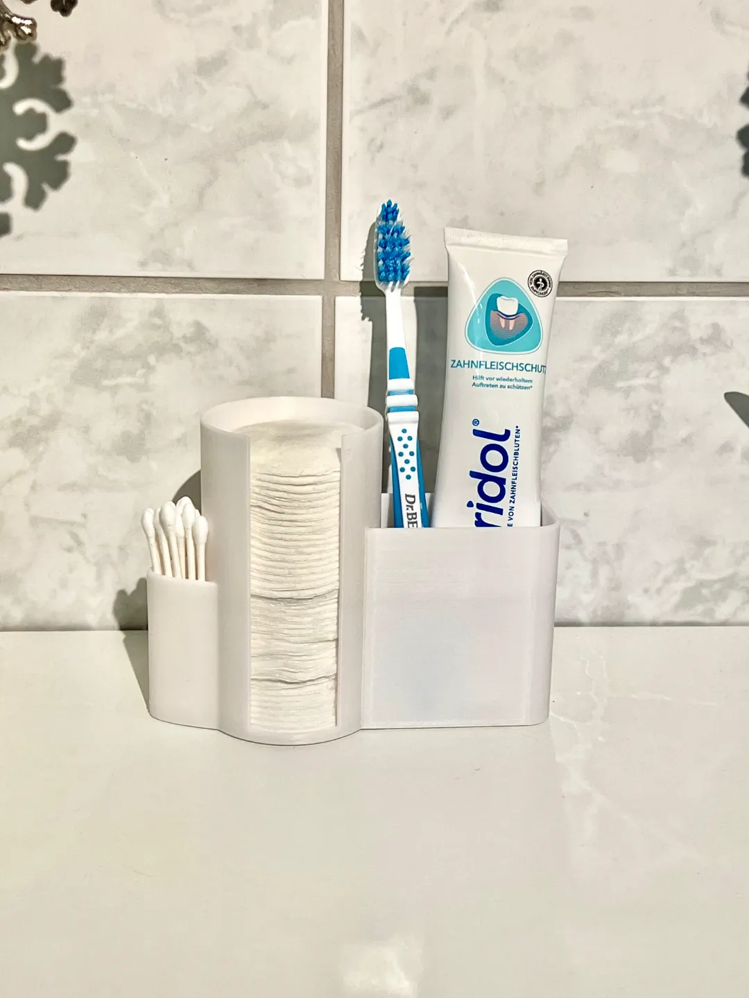 Bathroom Organizer - Swabs, Cotton Pads and misc, photo 2 of 2 - Bathroom Organizer - Swabs, Cotton Pads and misc Household