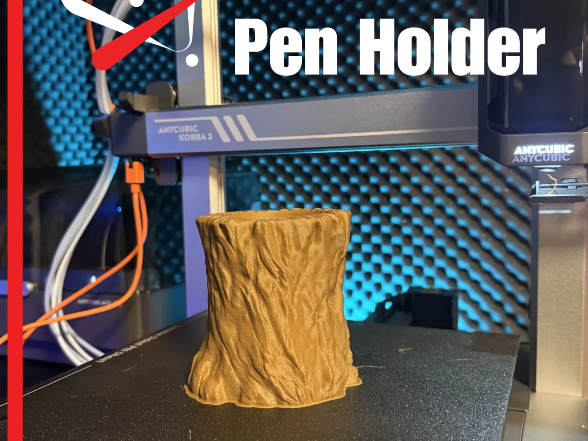 Tree Stump Pen holder