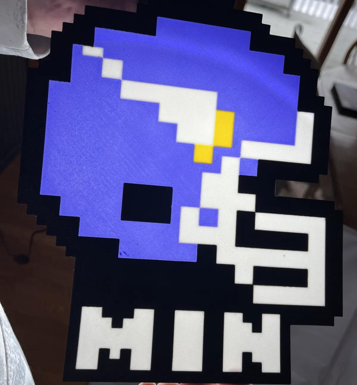Minnesota Vikings Tecmo Super Bowl Light Box, photo 3 of 4 - Minnesota Vikings Tecmo Super Bowl Light Box Lamps & Lighting